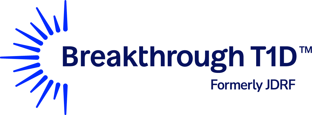 Breakthrough T1D foundation logo, supported by MIchael Lipkins of Phases Financial- dedicated to ending youth diabetes type 1